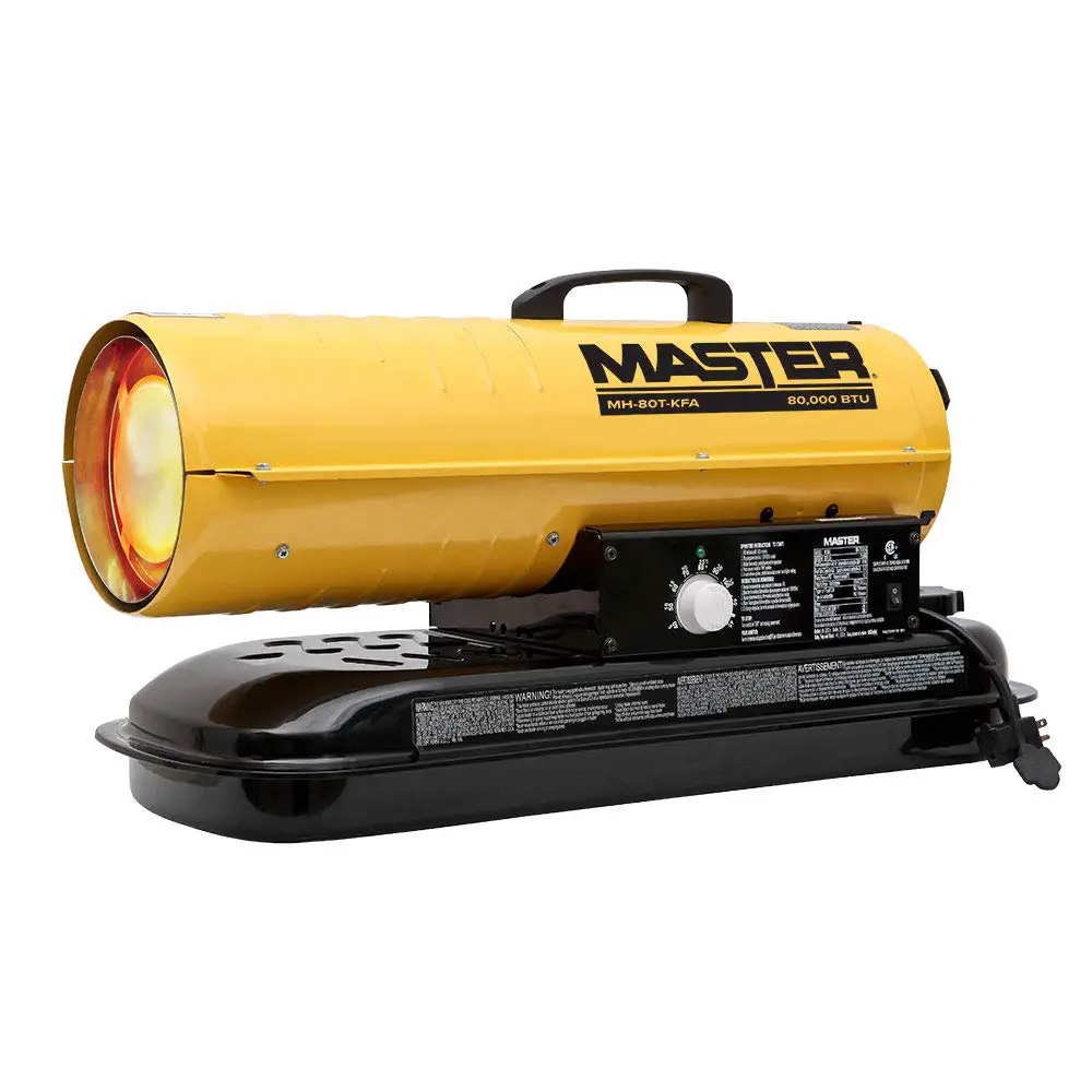 Master 5.0 gal 80,000 BtuH Kerosene Forced Air Heater