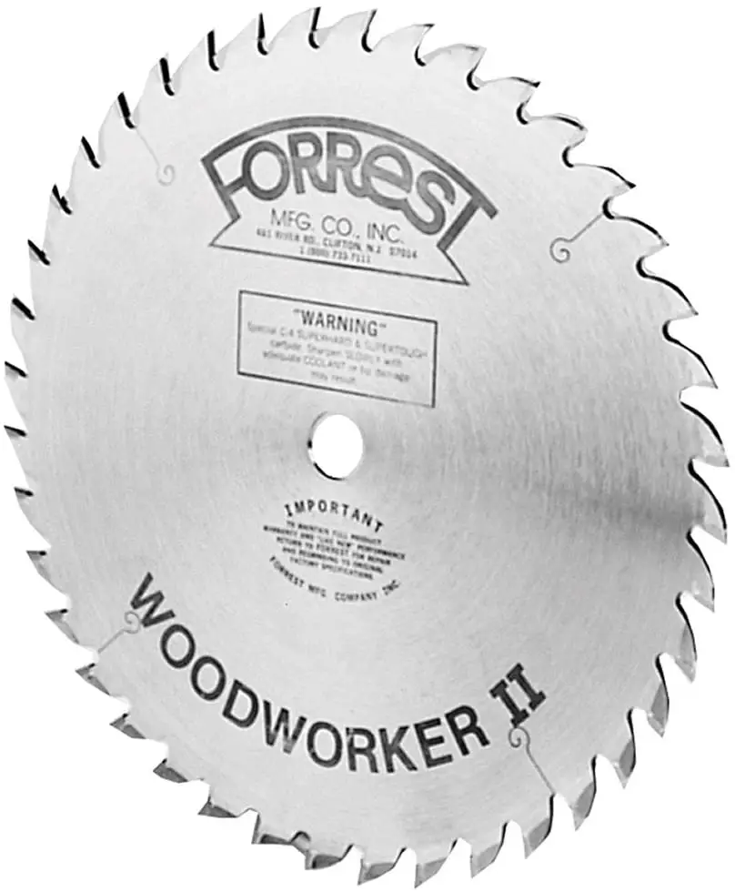Forrest WW10407125 Woodworker II Saw Blade