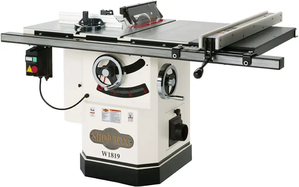 Hybrid Table Saw Reviews in 2022 2 Shop Fox W1819 Open-Stand Hybrid Table Saw