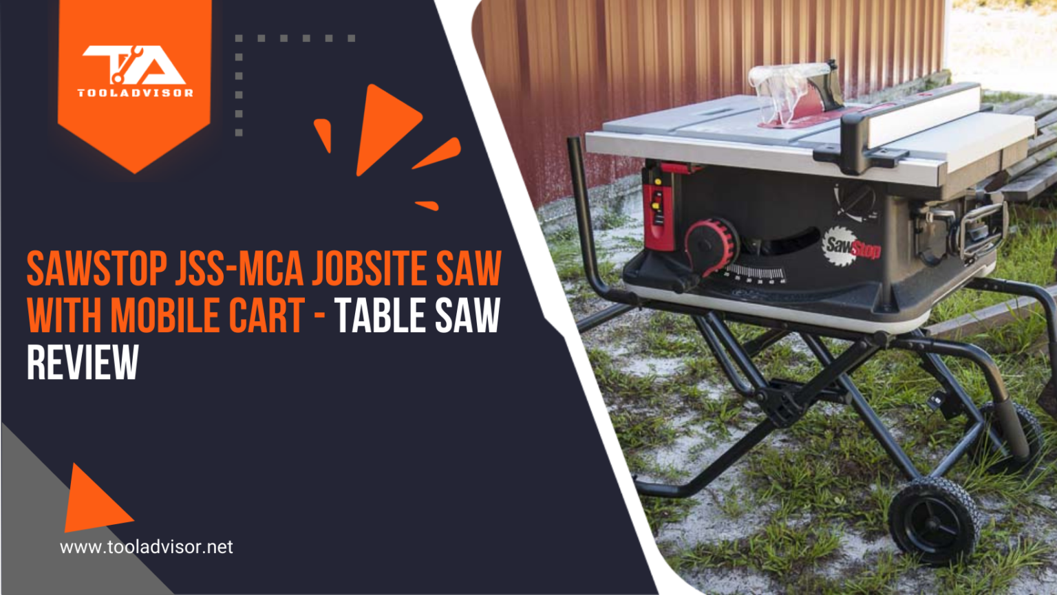 SawStop JSSMCA Jobsite Saw with Mobile Cart Table Saw Review 2022