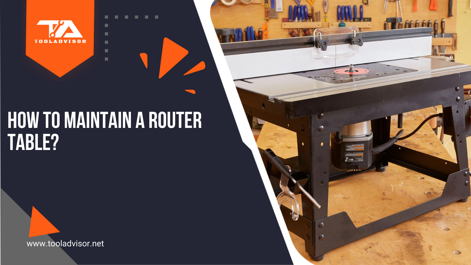 How to Maintain a Router Table