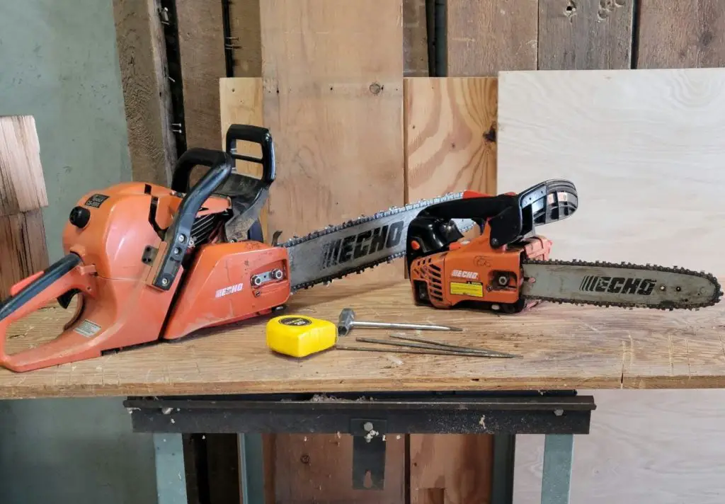 Tools Needed for the Chainsaw Bar Measurement