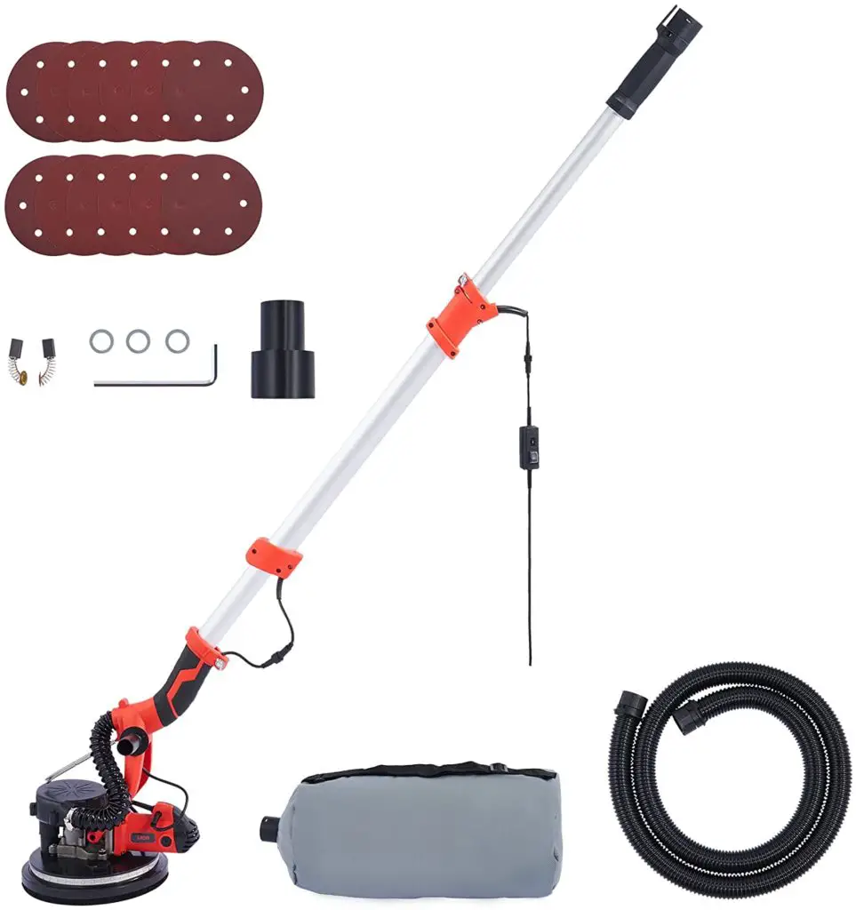 CO-Z 800W Electric Drywall Sander With Vacuum Attachment