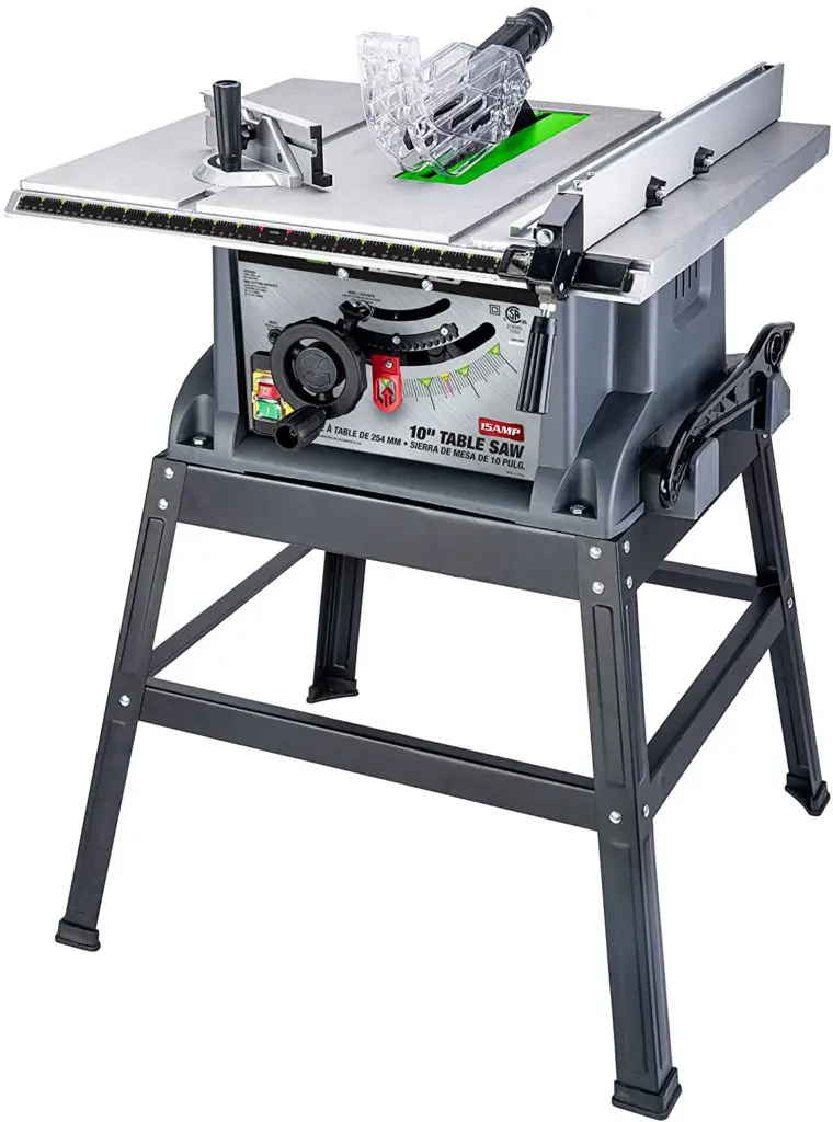 Genesis GTS10SC 15Amp Table Saw With Accessory Storage