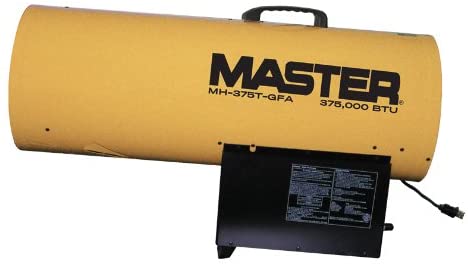 Master MH-375T-GFA 375000 BTU Propane Forced Air Heater with Thermostat