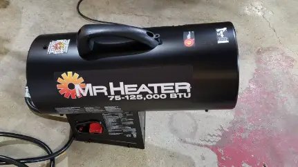 Mr. Heater 125,000 BTU F271390 Forced Air Propane Heater Customer Review